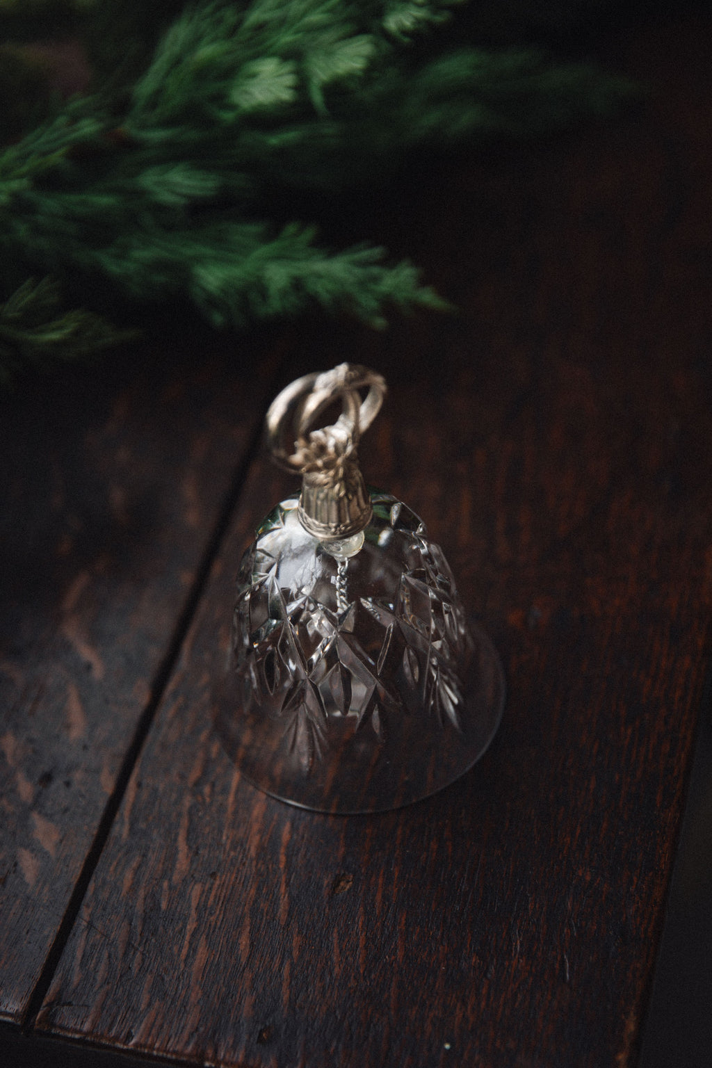 German Glass Christmas Bell