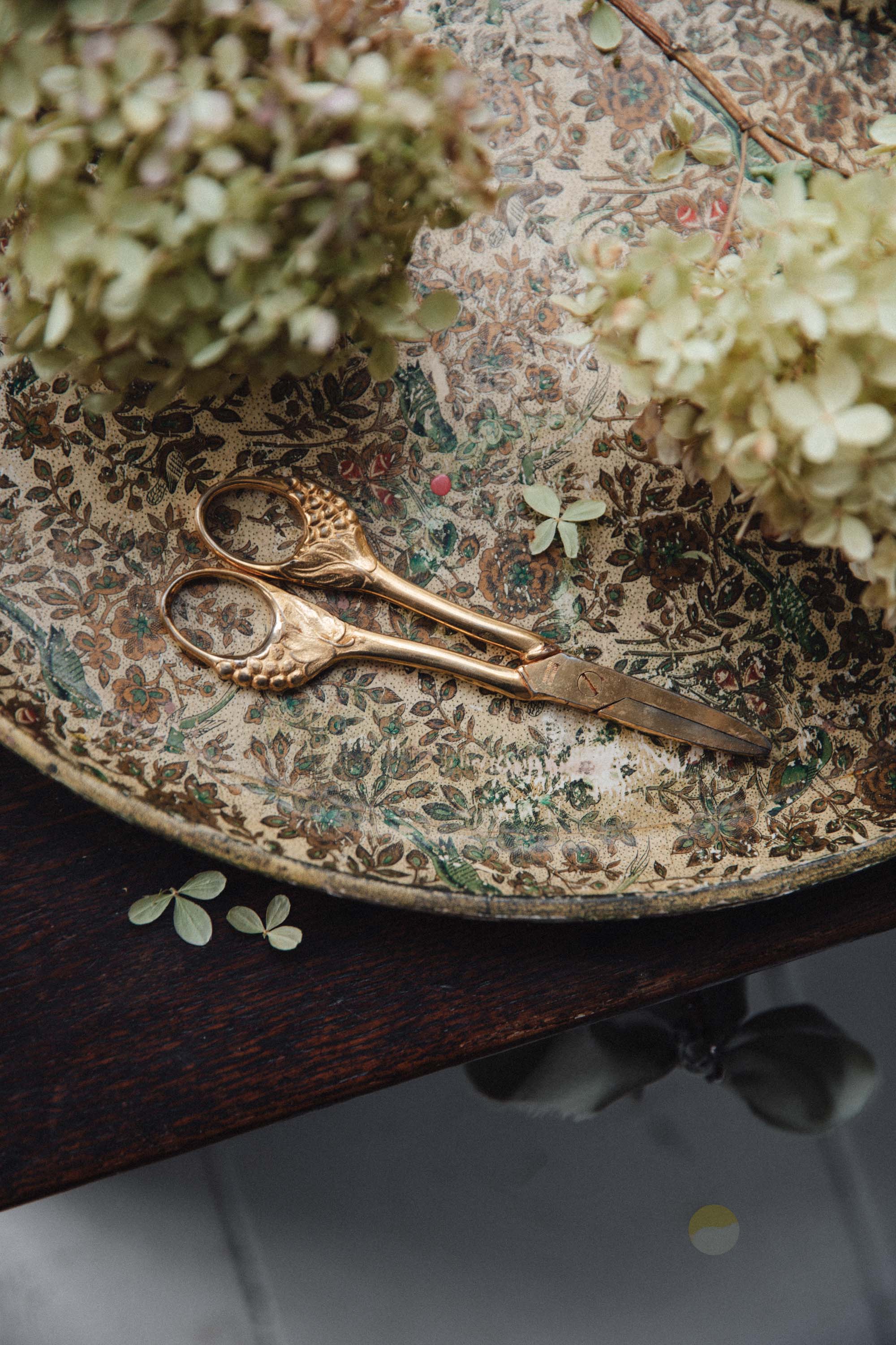 20th Century German Gilt Grape Shears