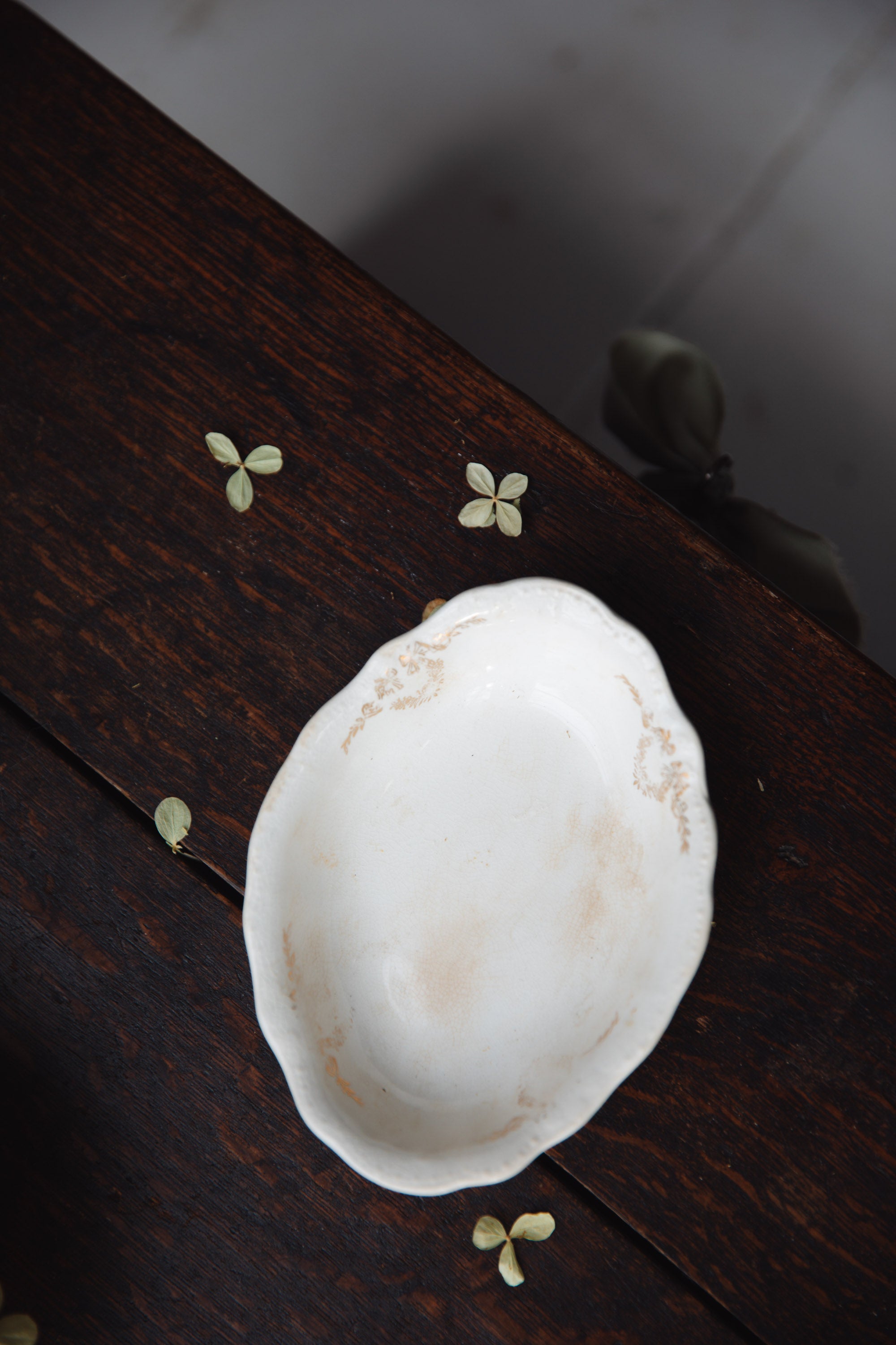 Antique English Ironstone Soap Dish c. 1890