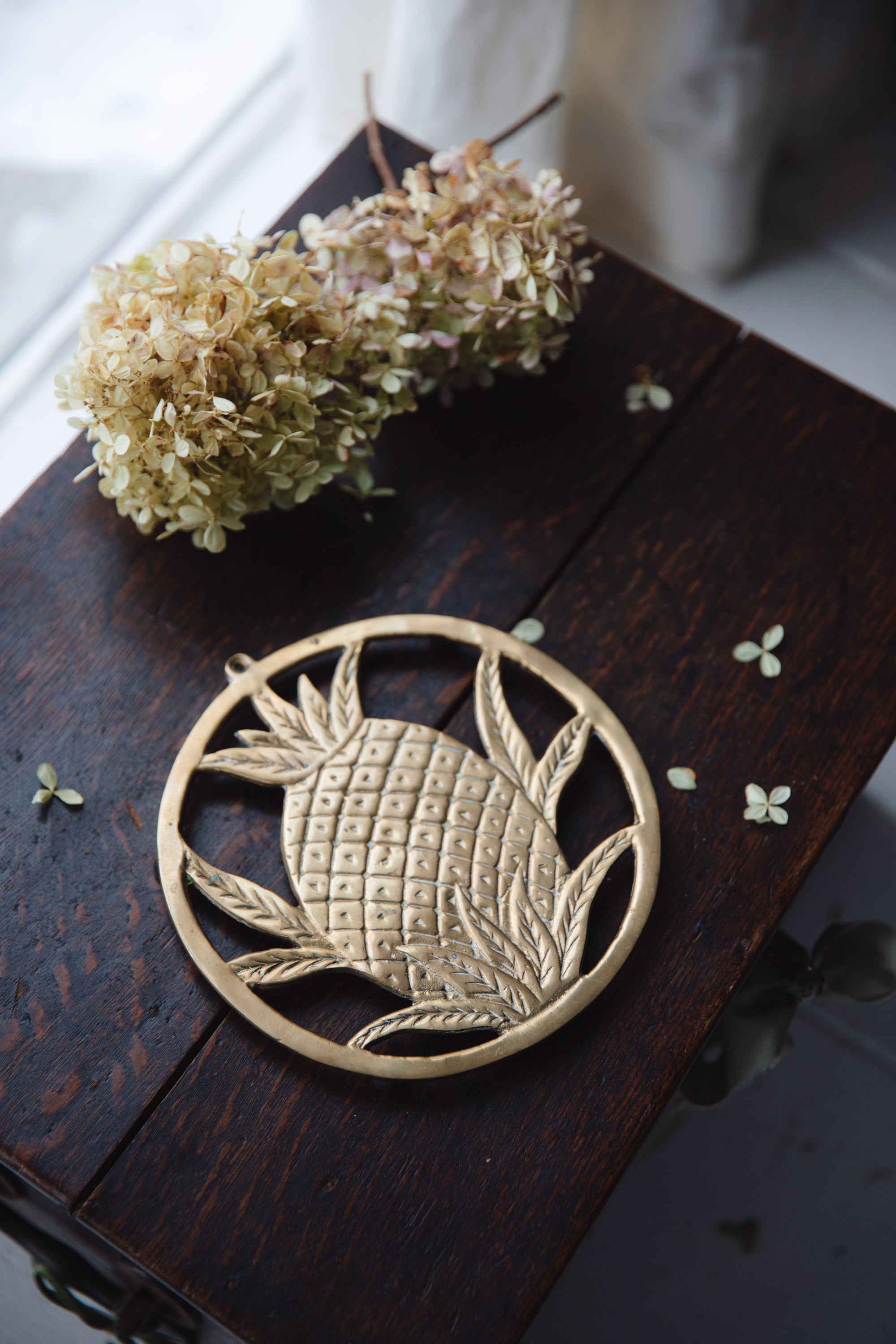 Brass Pineapple Trivet