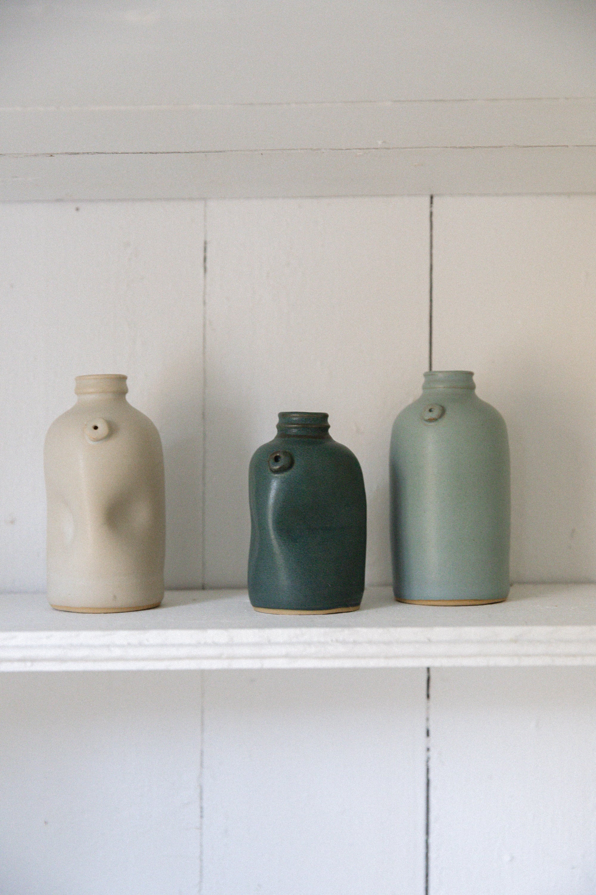 Handmade Ceramic Bud Vases