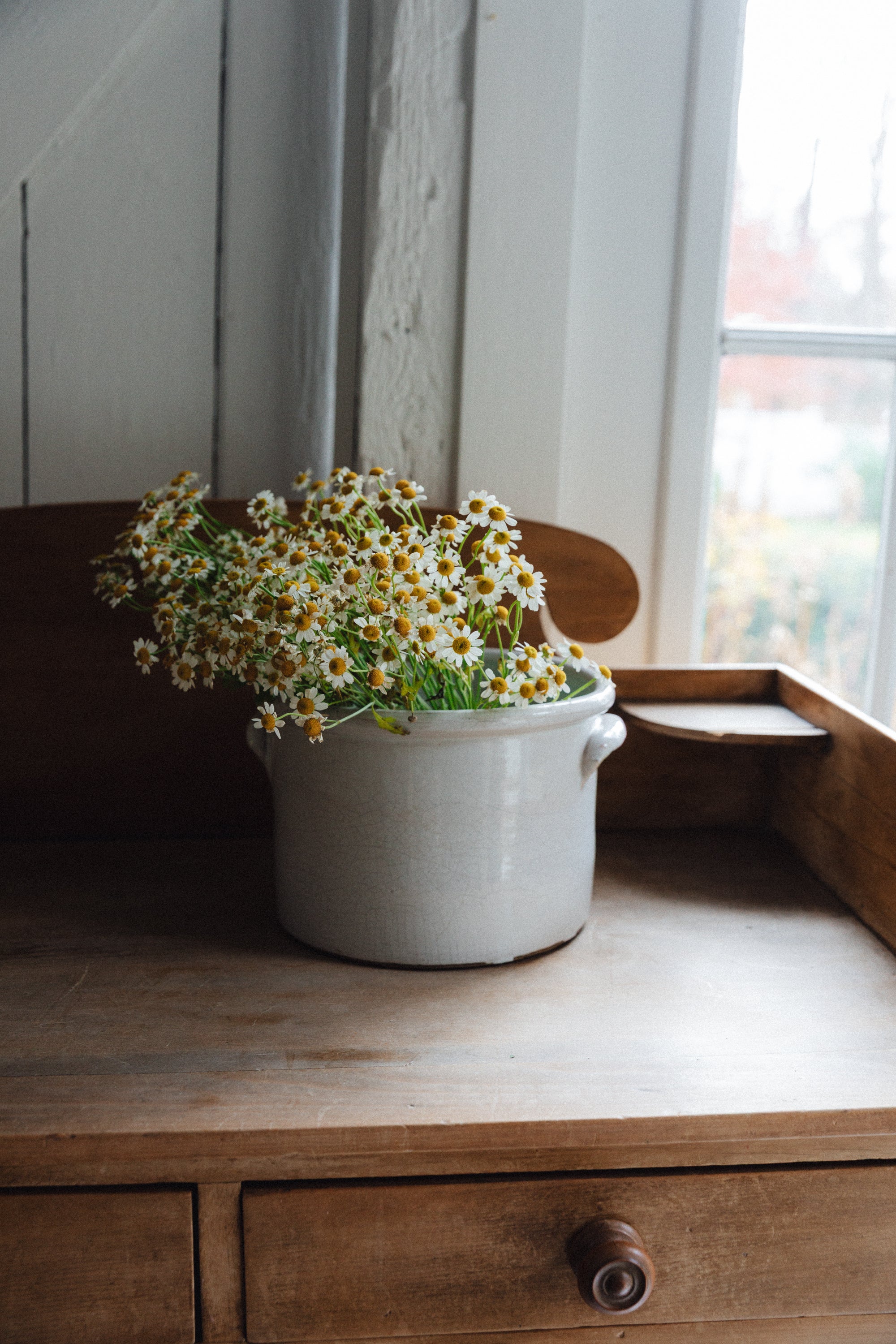 Antique French Stoneware Crock
