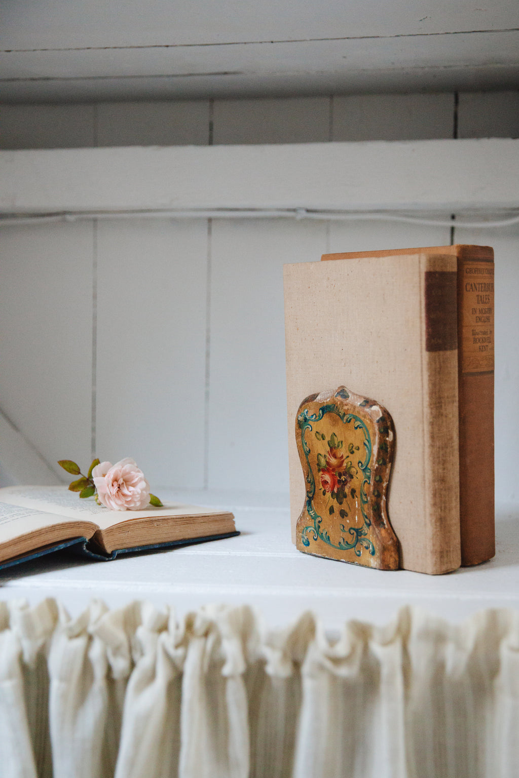 Hand Painted Italian Bookends