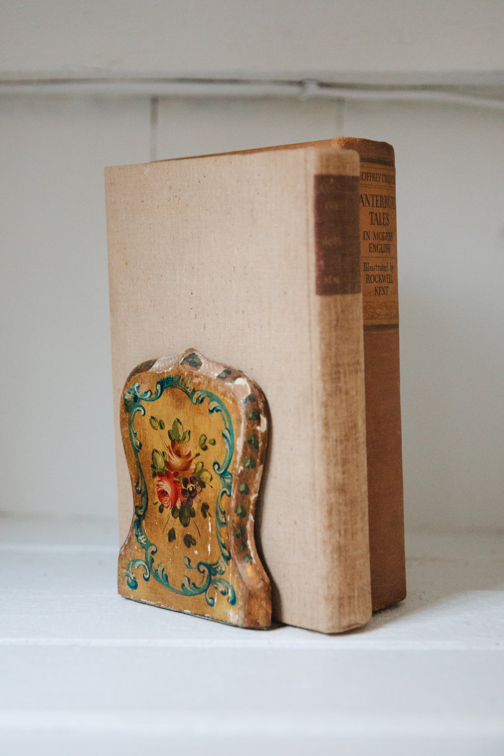 Hand Painted Italian Bookends