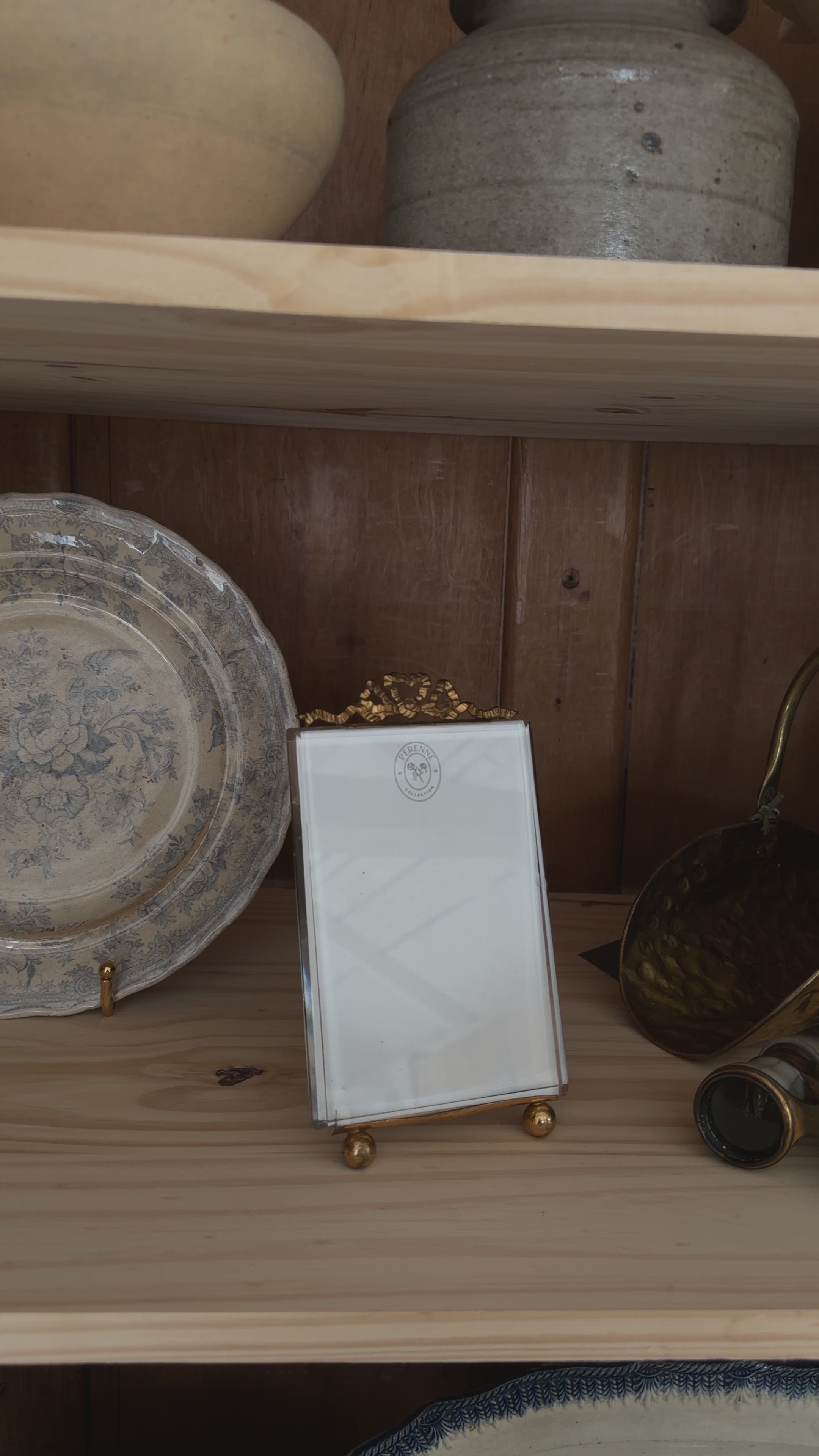 Antique French Photo Frame (4" x 6")