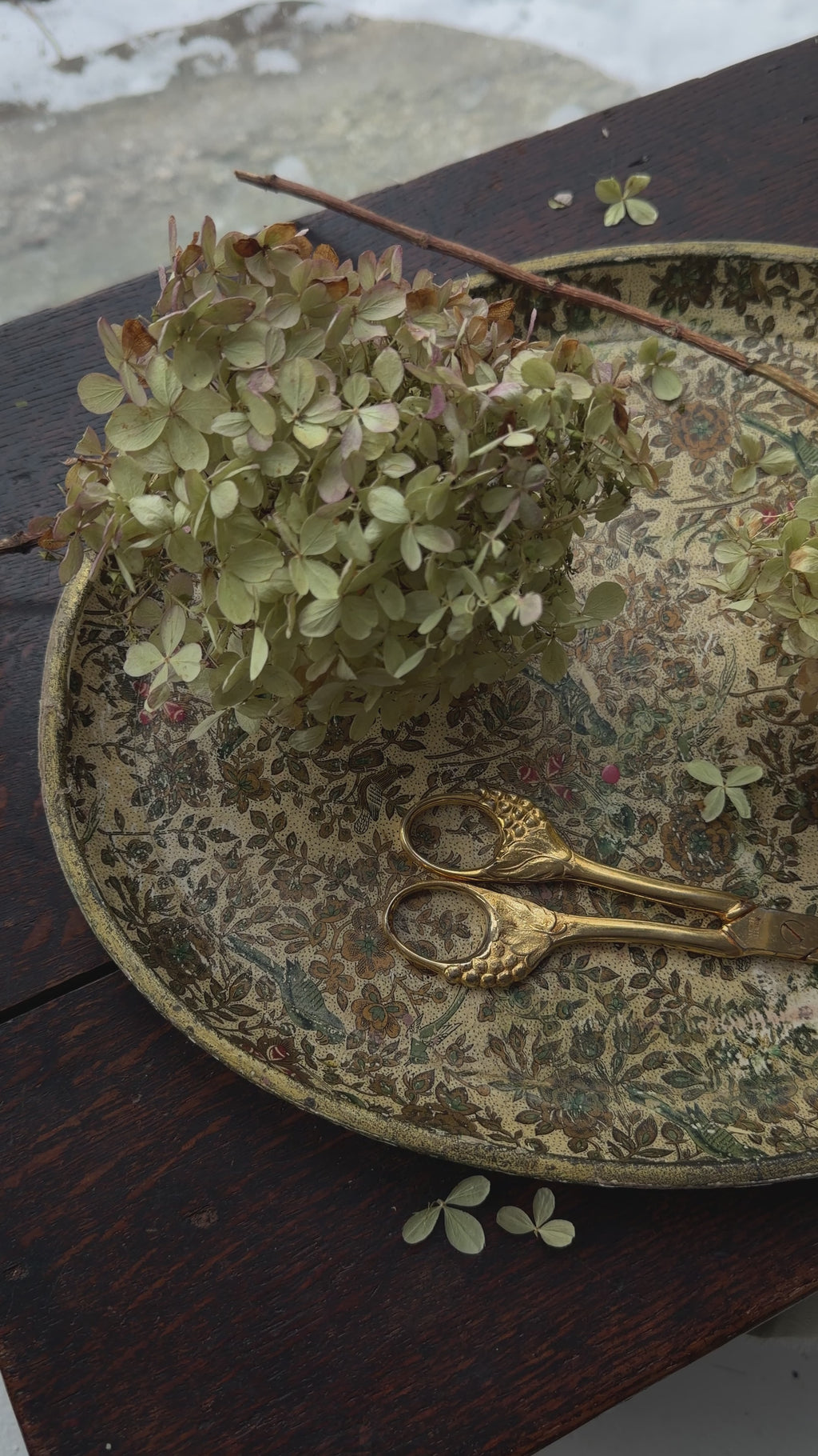 20th Century German Gilt Grape Shears